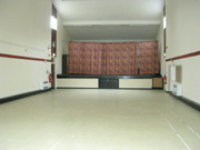 large hall looking towards the stage